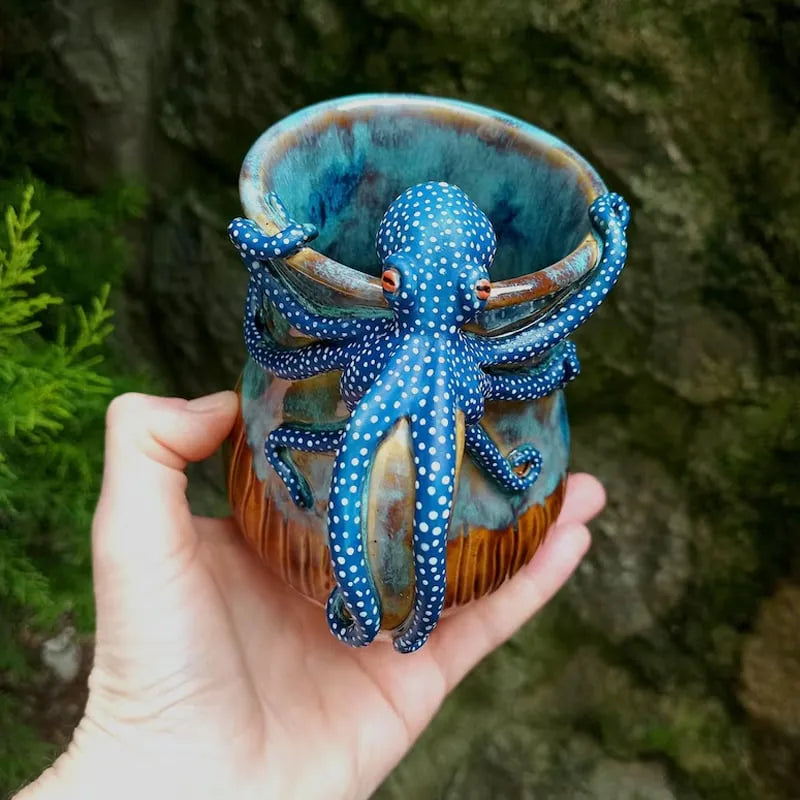 šHandmade Octopus Mug