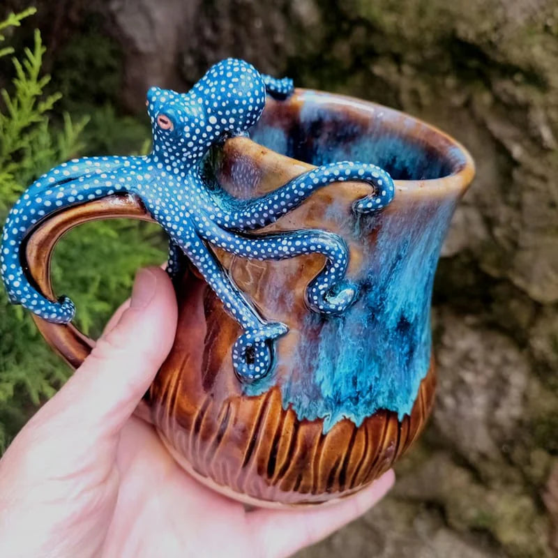 šHandmade Octopus Mug
