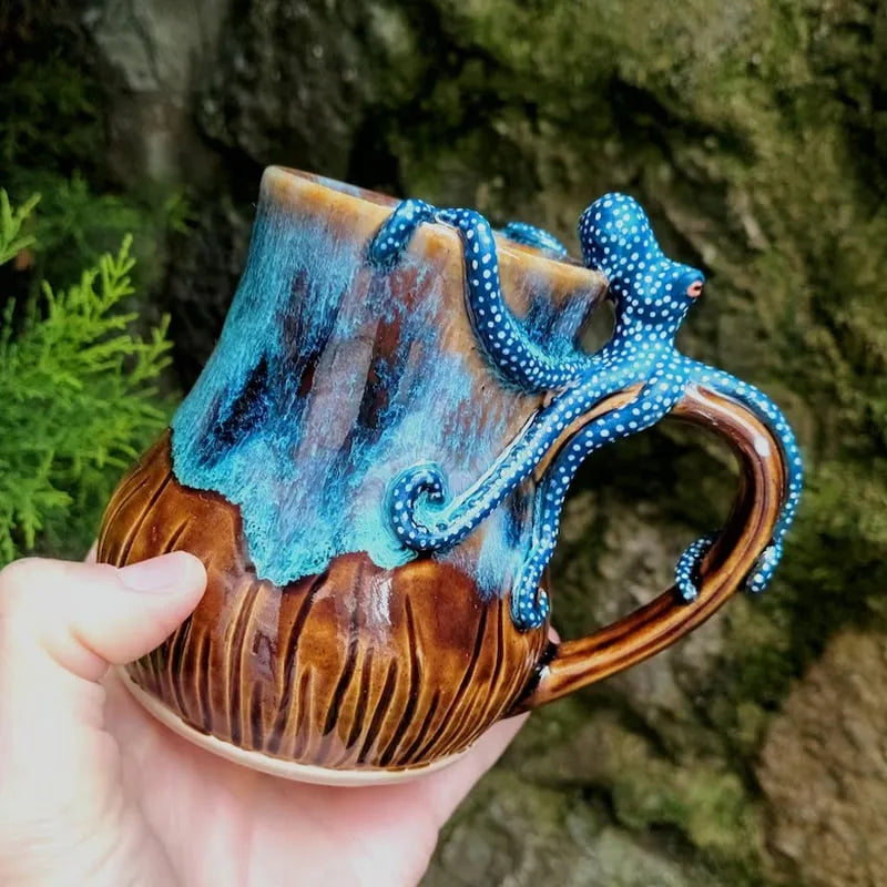 šHandmade Octopus Mug