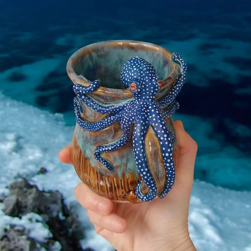 šHandmade Octopus Mug