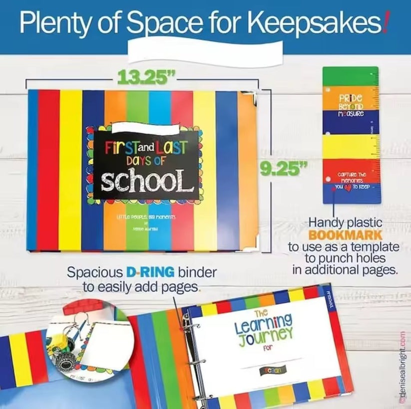 Back to School Sale - Caps & Crayons Memory Book