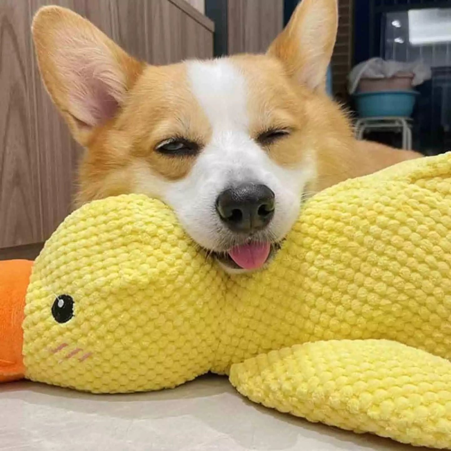 KONG Yellow Comfort Large Duck Toy