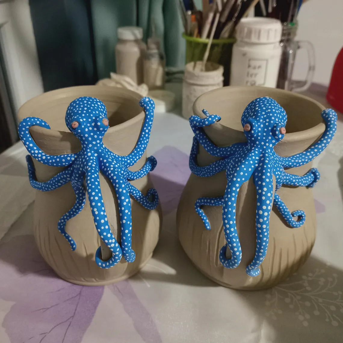 šHandmade Octopus Mug