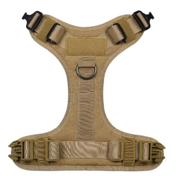Tactical No Pull Dog Harness for Large Breeds for Training, Hiking and Walking
