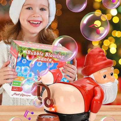 Bubble Blowing Santa