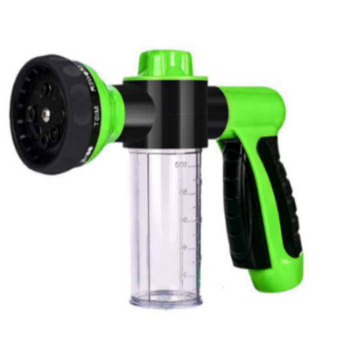 Green The Original Paws Jet gun sPray nozzle shower for dog| The PUP JET GUN| High Pressure Hose Nozzle Foam Gun Shower Pets