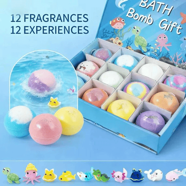 Magic Kids Surprise Bath Bombs – 12 Pack - Puptex Store