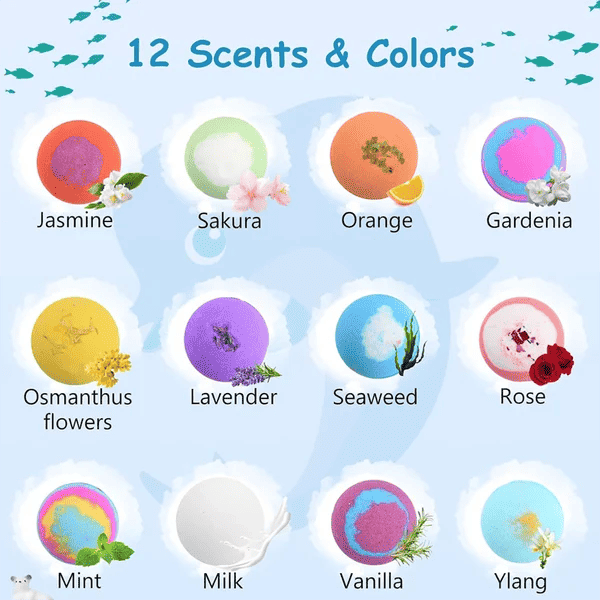 Magic Kids Surprise Bath Bombs – 12 Pack - Puptex Store