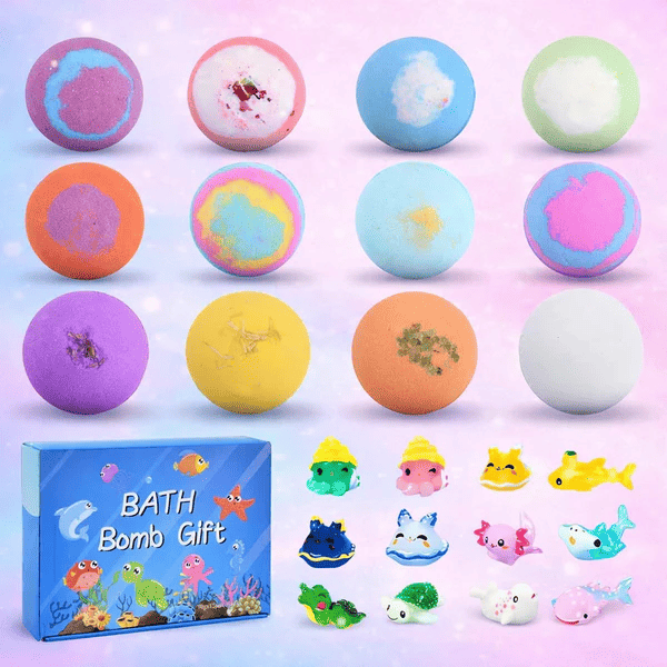 Magic Kids Surprise Bath Bombs – 12 Pack - Puptex Store