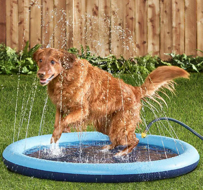 Dog Summer Sprinkler Splash Pool | Keep Your Dog Cool with the Best Dog Summer Sprinkler Splash Pool