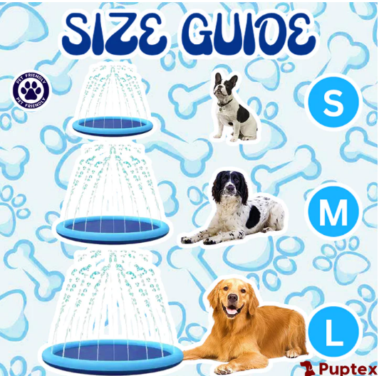 Dog Summer Sprinkler Splash Pool