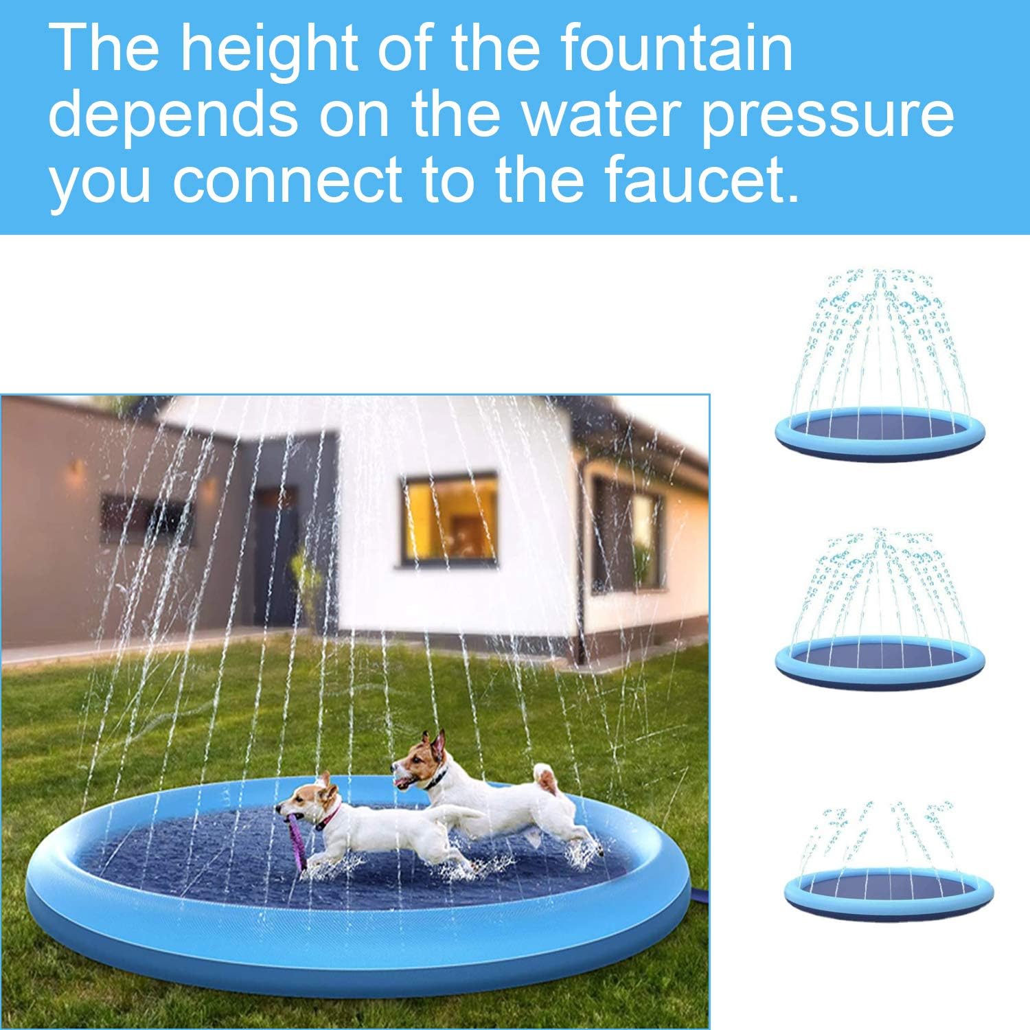 Dog Summer Sprinkler Splash Pool | Keep Your Dog Cool with the Best Dog Summer Sprinkler Splash Pool