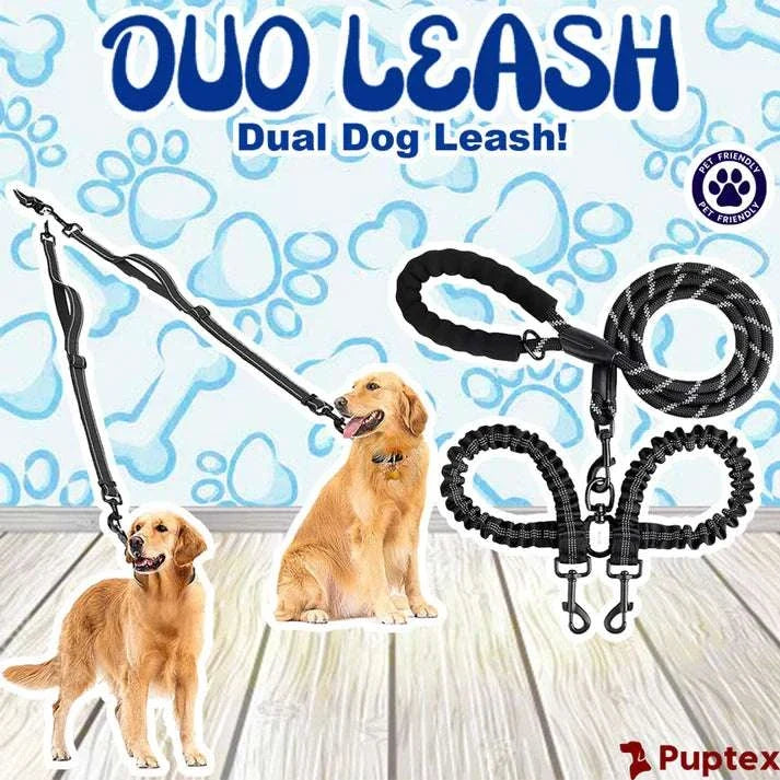 Duo Leash™ - Dual Dog Leash - Puptex Store
