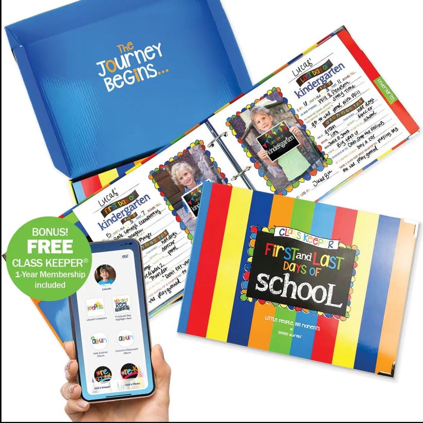Back to School Sale - Caps & Crayons Memory Book