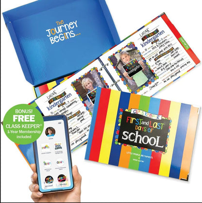 Back to School Sale - Caps & Crayons Memory Book