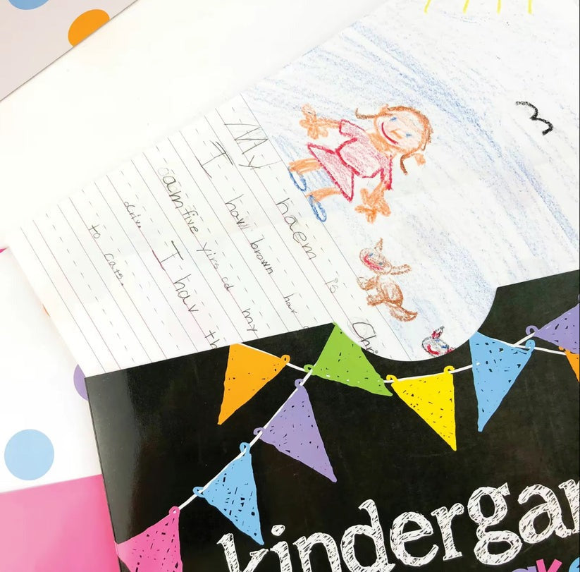 Back to School Sale - Caps & Crayons Memory Book
