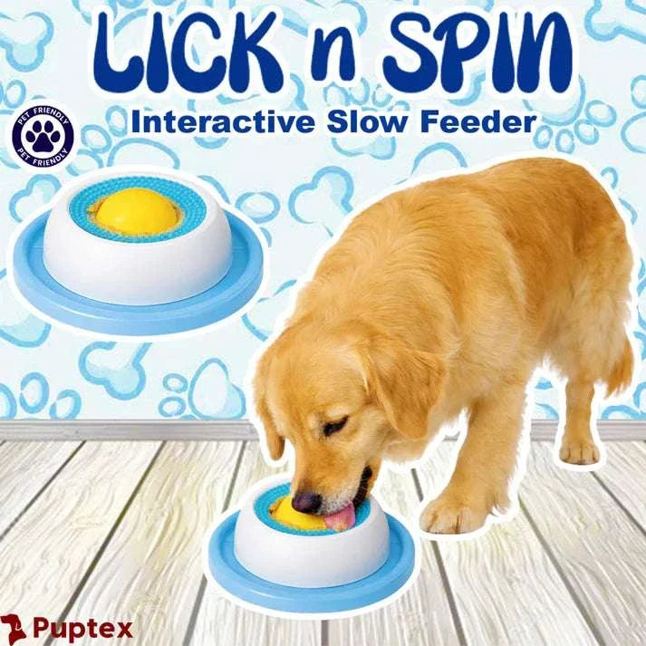 Lick ‘n’ Spin™ - Interactive Slow Feeder - Puptex Store