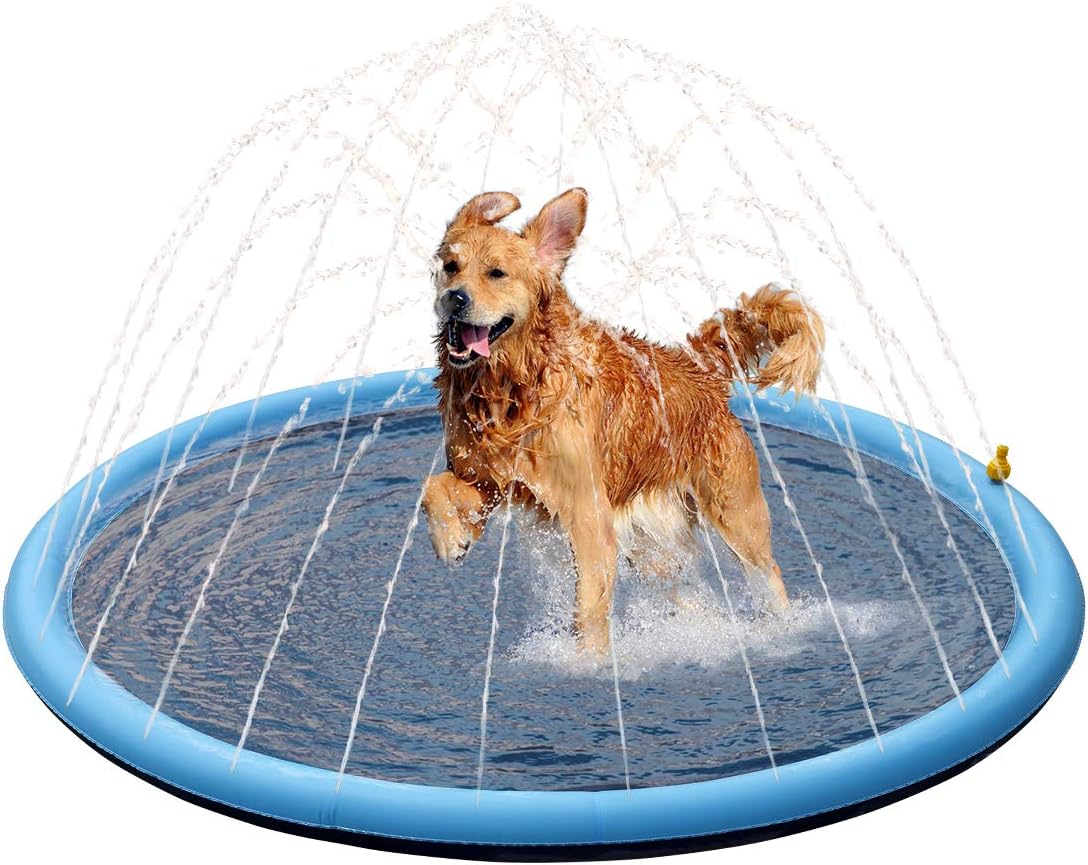 Dog Summer Sprinkler Splash Pool | Keep Your Dog Cool with the Best Dog Summer Sprinkler Splash Pool