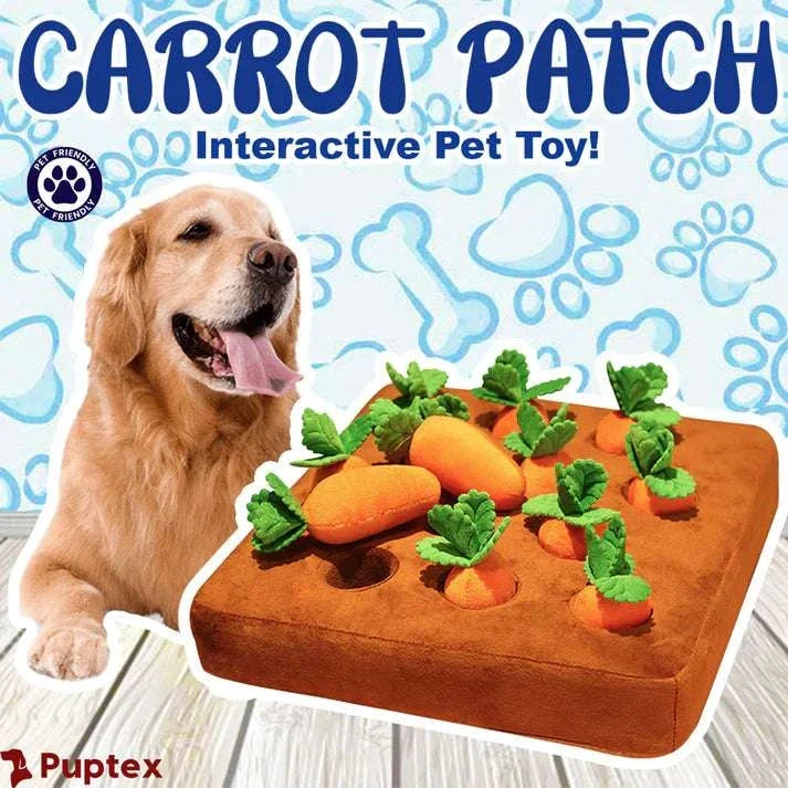 Carrot Patch™ - Interactive Dog Toy - Puptex Store