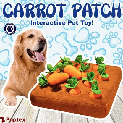 Carrot Patch™ - Interactive Dog Toy - Puptex Store