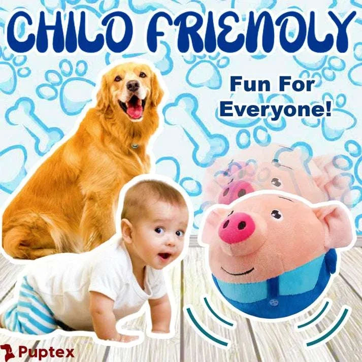 Bouncing Piggy™ - Interactive Dog Toy