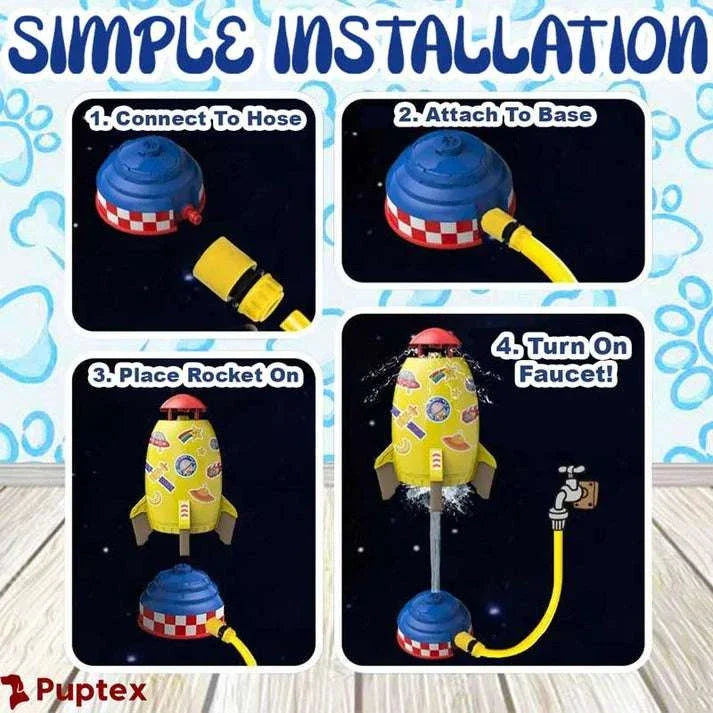 Splash Rocket™ - Interactive Dog Toy - Puptex Store