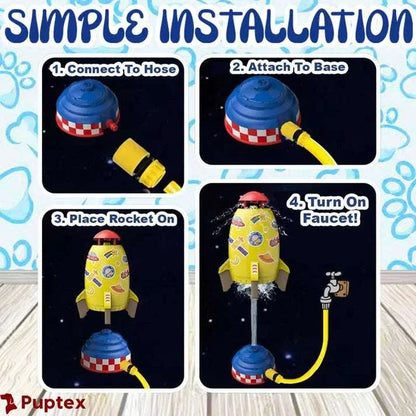 Splash Rocket™ - Interactive Dog Toy - Puptex Store